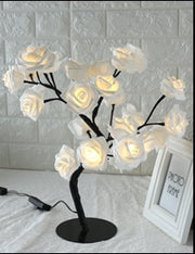 Beautiful LED Tree Lamp Rose Bush