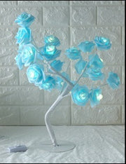 Beautiful LED Tree Lamp Rose Bush