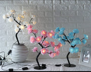 Beautiful LED Tree Lamp Rose Bush