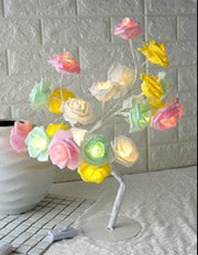 Beautiful LED Tree Lamp Rose Bush